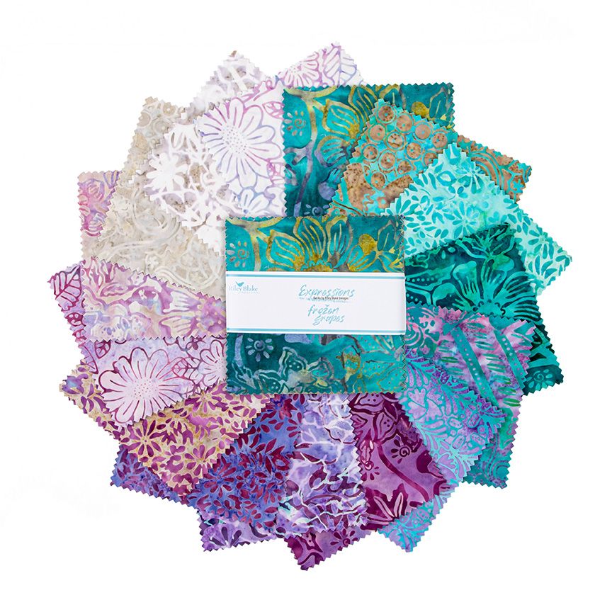Expressions Batiks Frozen Grapes 5" Stacker