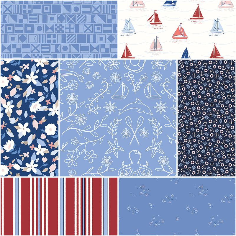 Yacht Club 1-Yard Bundle Sky