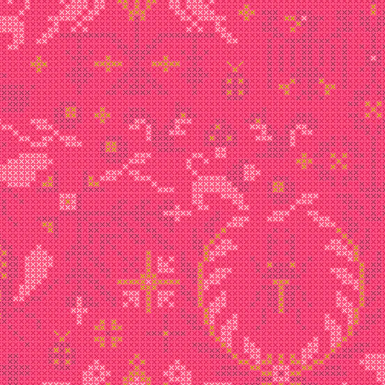 Sun Print 2020 by Alison Glass Menagerie Salmon Pink