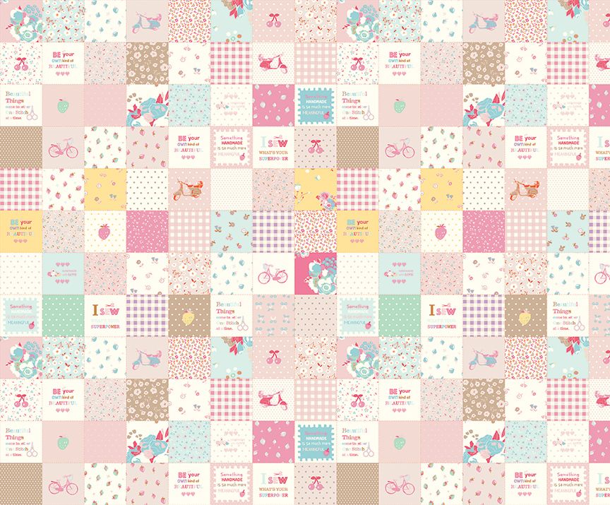 Cotton Nook Patchwork Pink