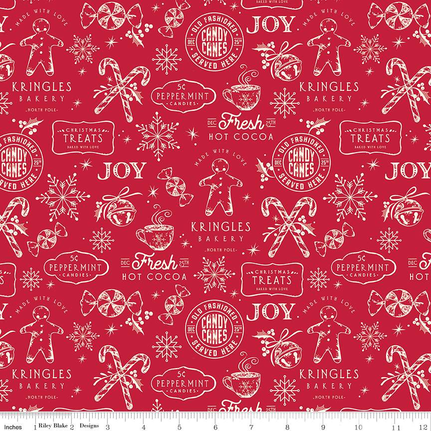Merry Little Christmas Treats Red