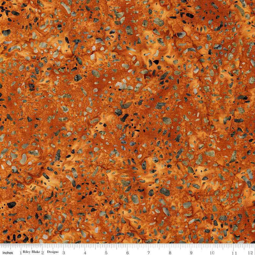 Batiks Elementals Terrazzo Gingerbread