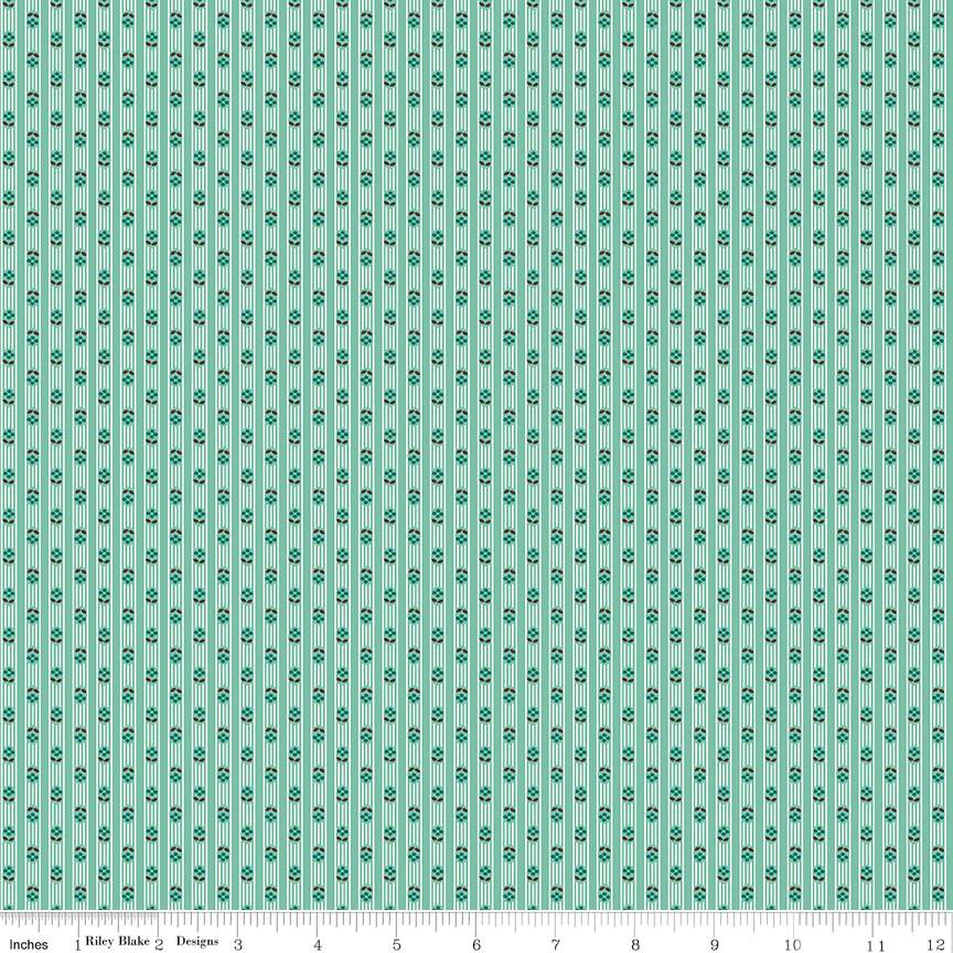 Prim Stripe Sea Glass