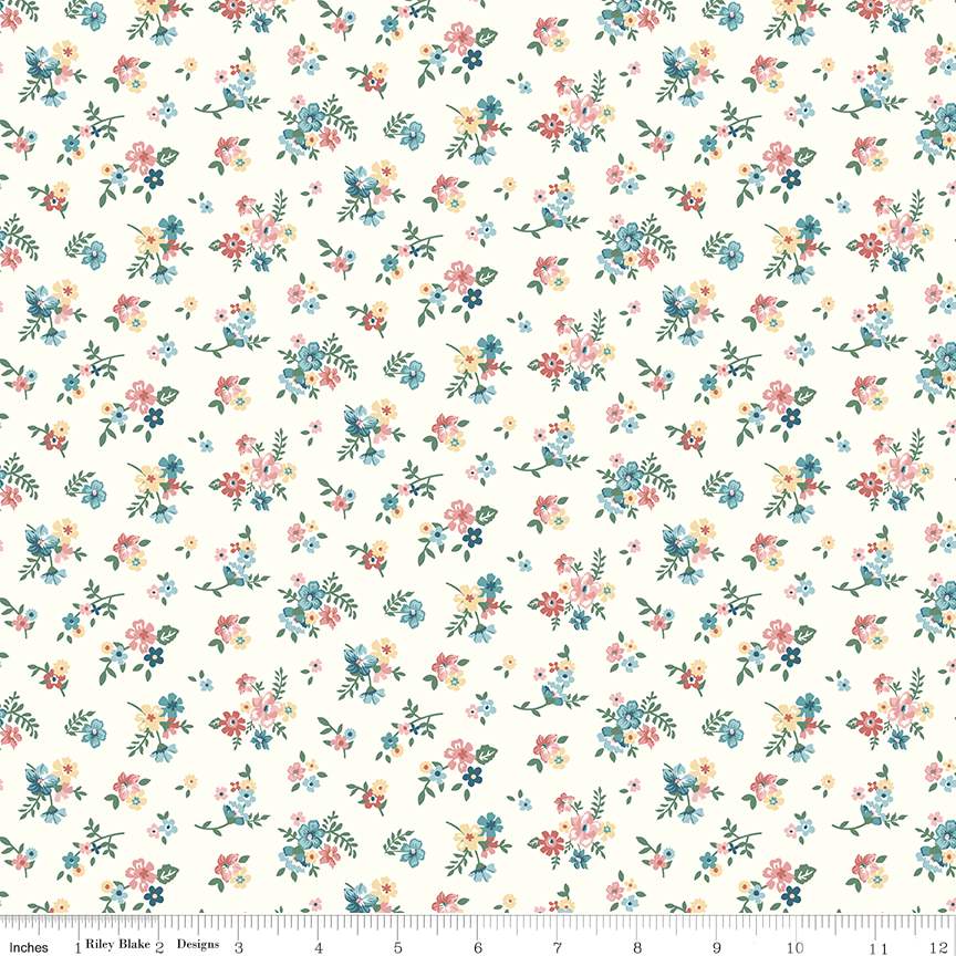 Mary Catherine Ditsy Floral Cloud