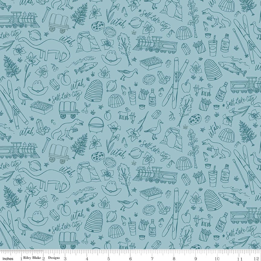 Utah Tonal Blue
