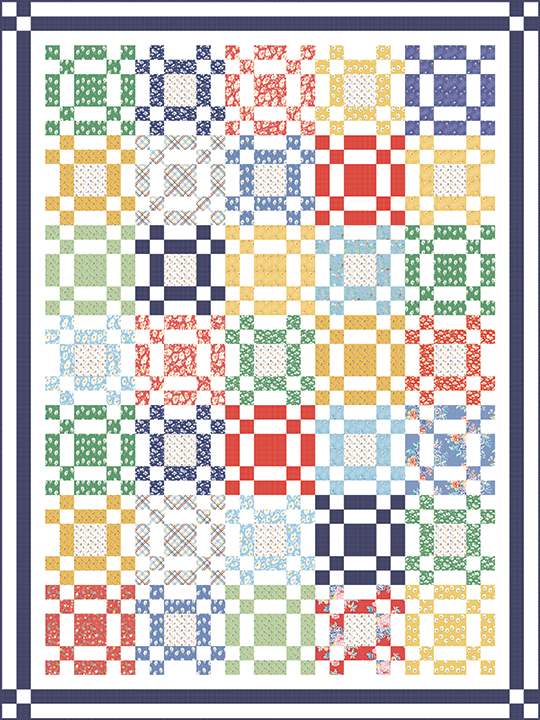 American Jane Patterns All Squared Up Quilt Pattern