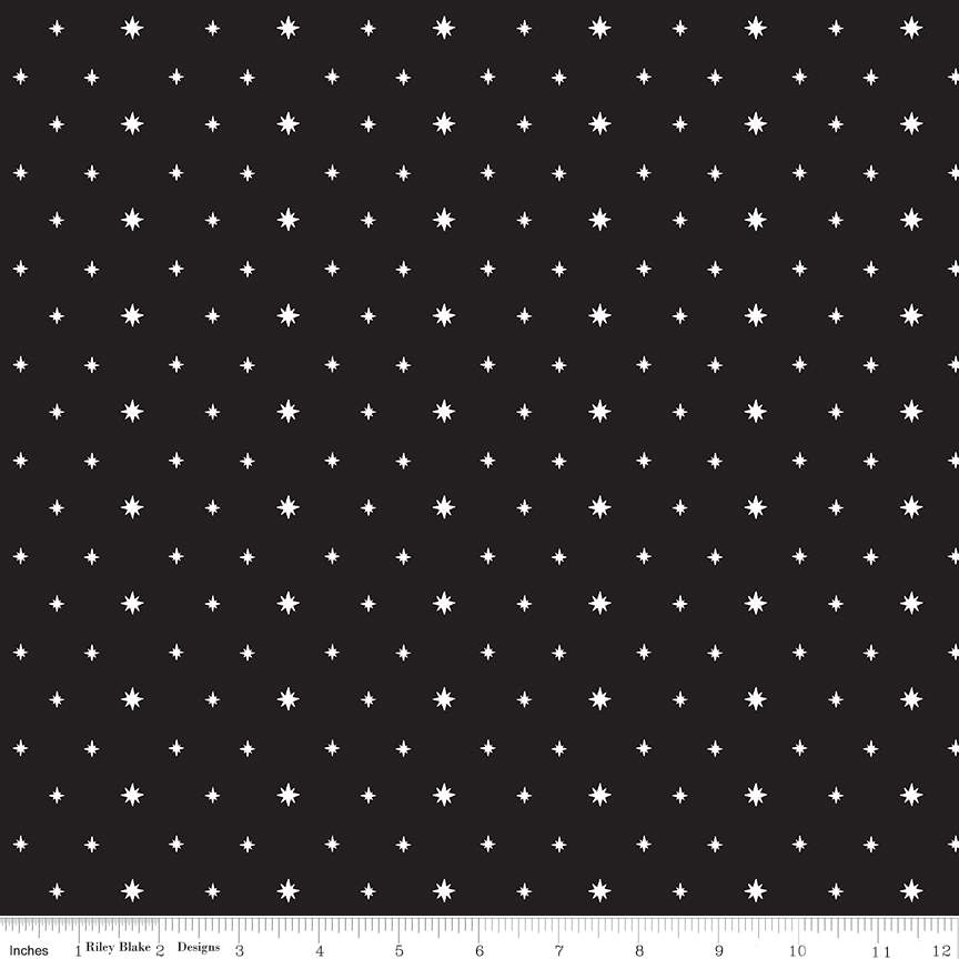Charming Christmas Stars Black