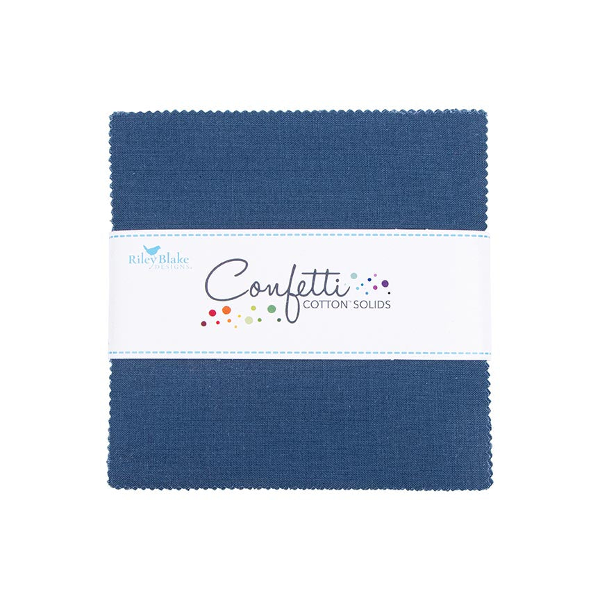 Confetti Cotton™ Oxford Blue 5" Stacker