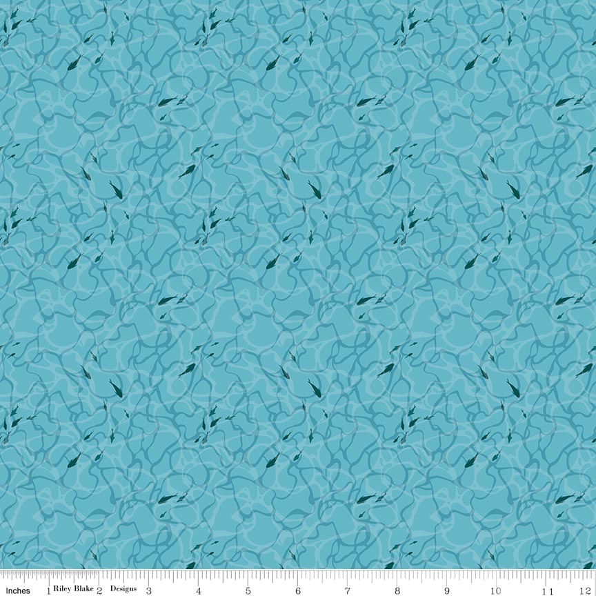 Reef Ocean Floor Blue