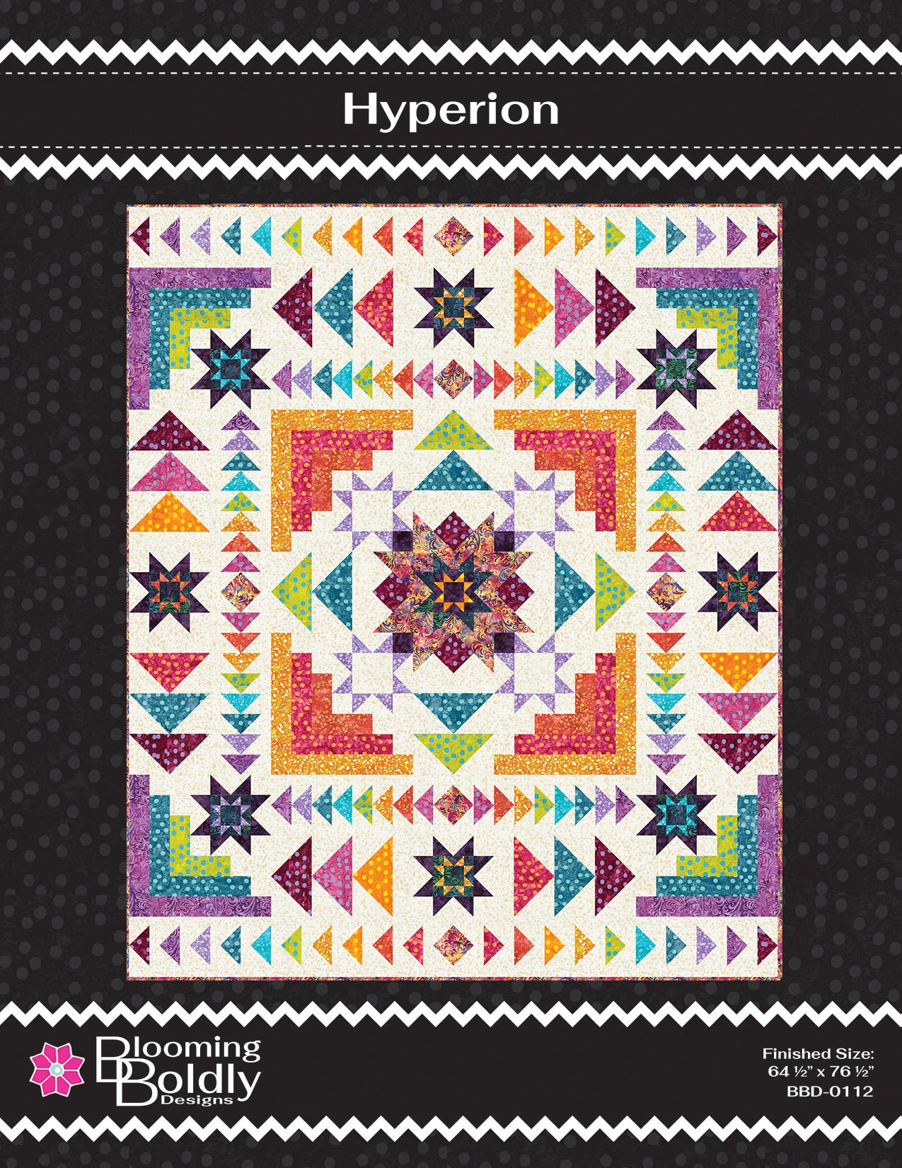 Blooming Boldly Designs Hyperion Quilt Pattern