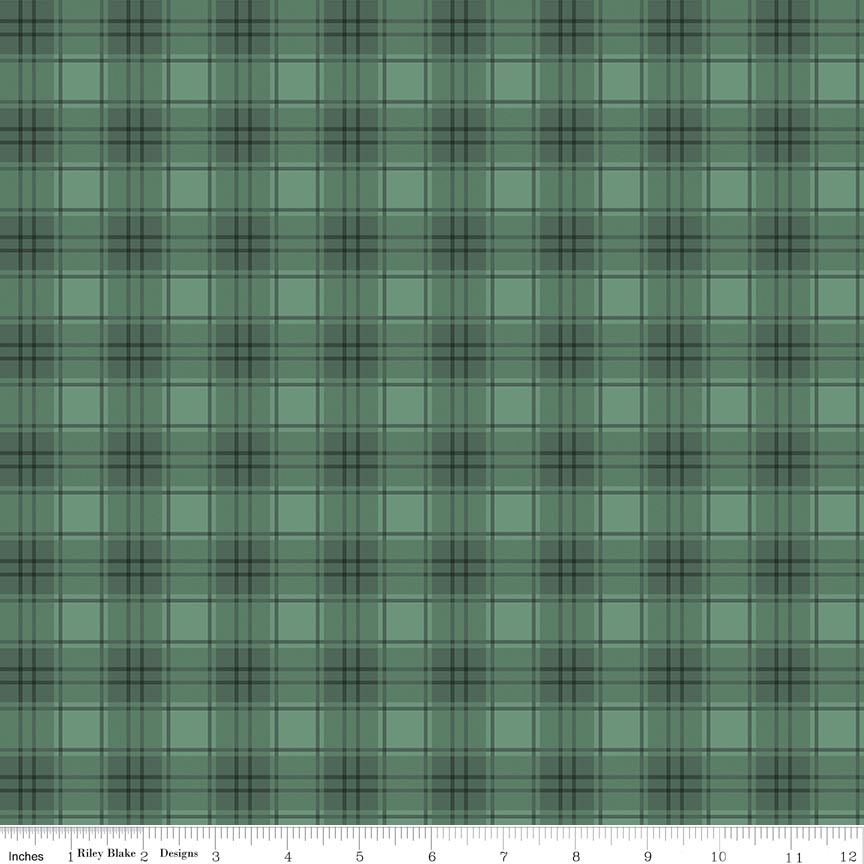 Evergreen Wishes Plaid Green