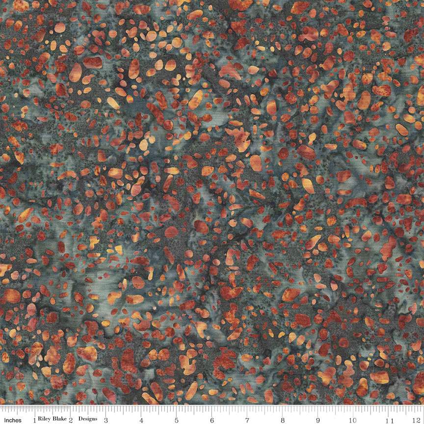 Batiks Elementals Terrazzo Ginger Syrup