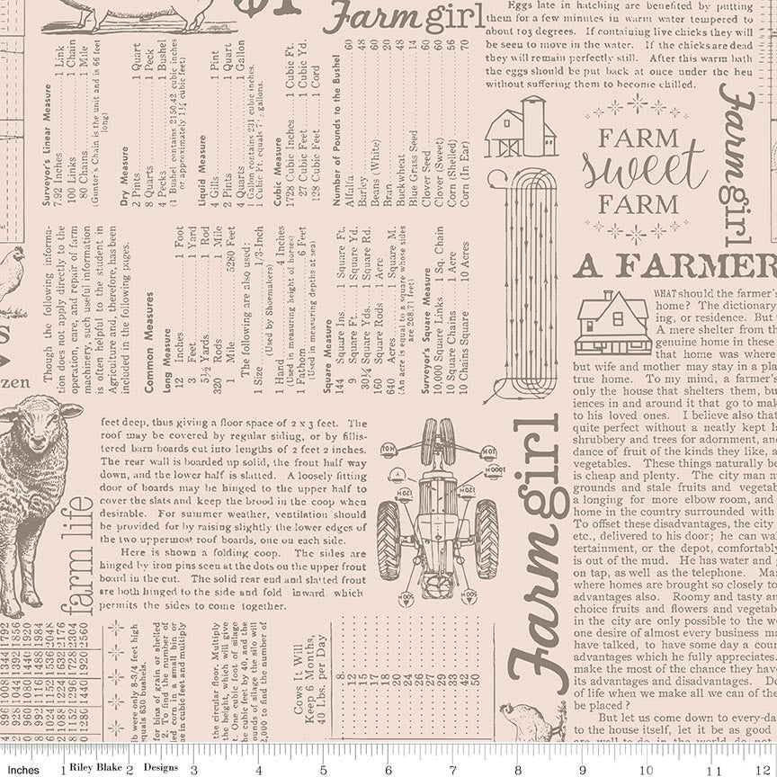Farmer's Daughter Farm Life Background Rustic