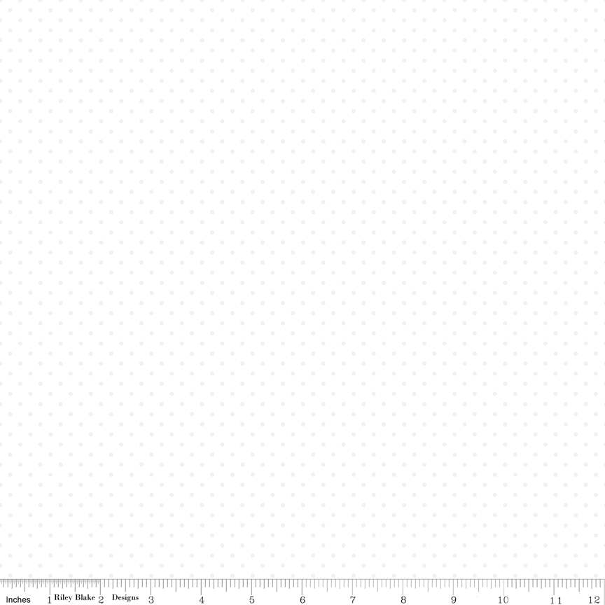 Swiss Dot Tone-on-Tone White