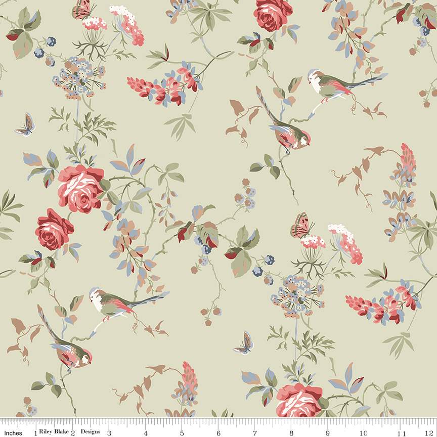 Anne of Green Gables Floral Sage