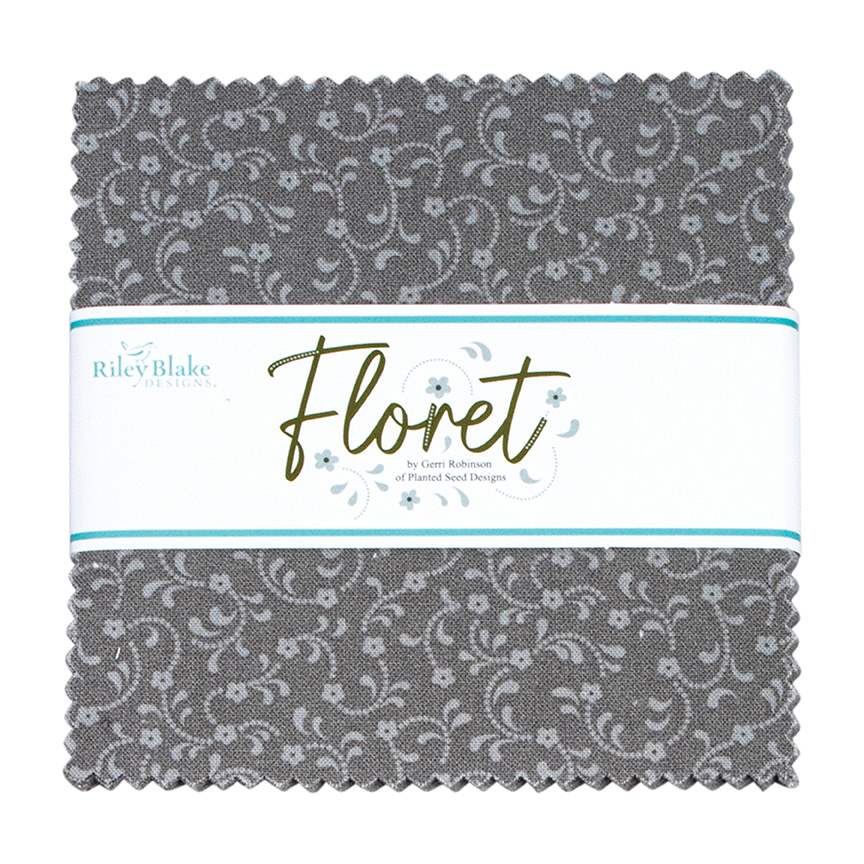 Floret Gray 5" Stacker