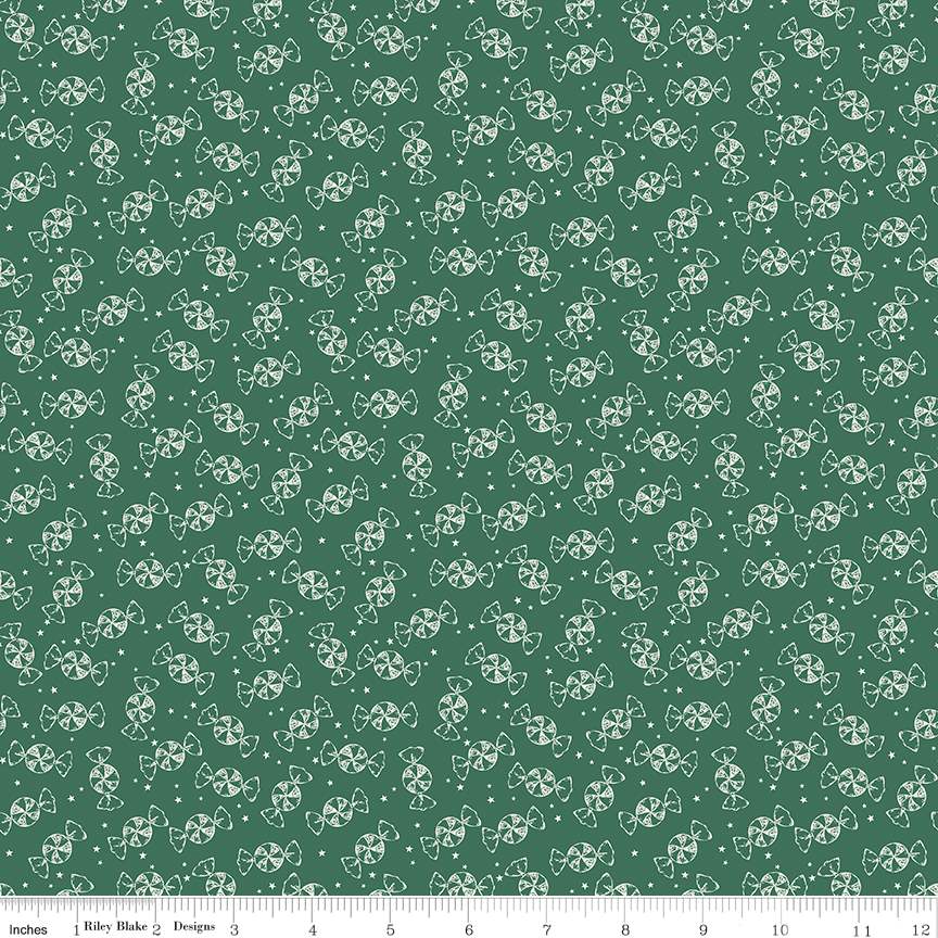 Merry Little Christmas Peppermint Green