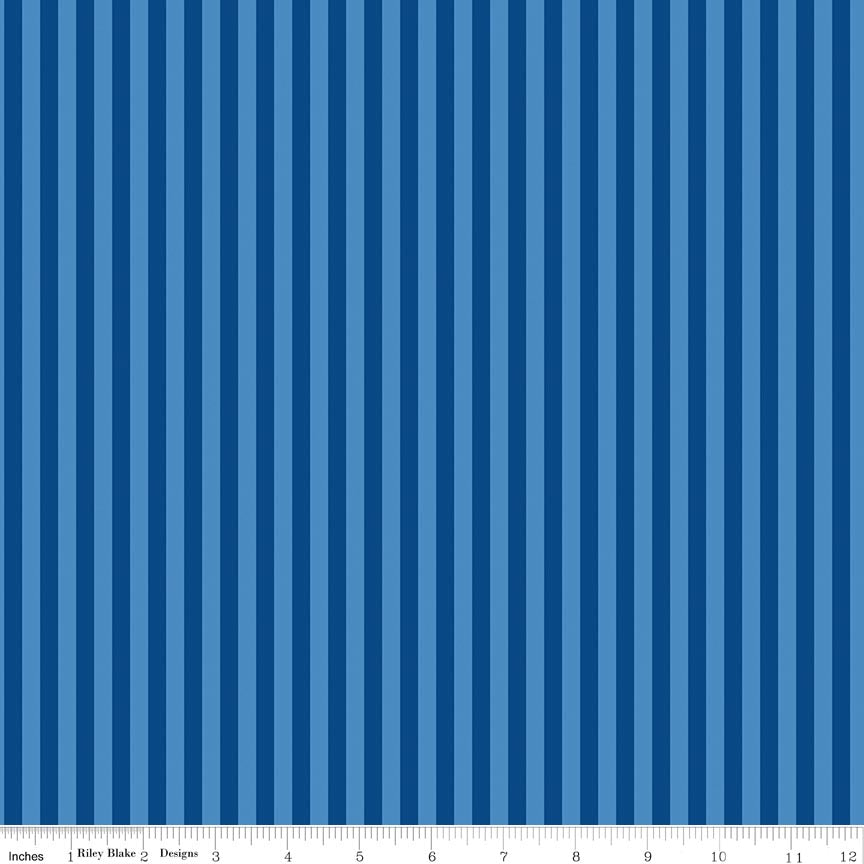 Firecracker Stripes Blue