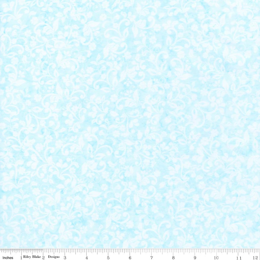 Batiks Elementals Candy Coated Baby Blue