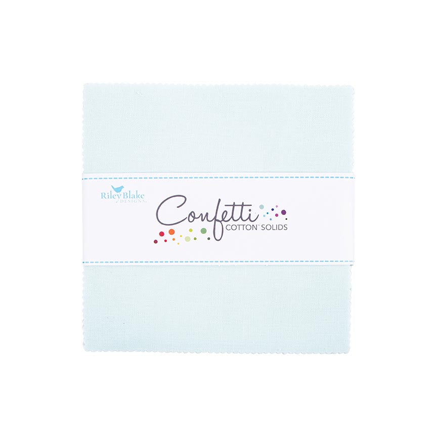 Confetti Cotton™ Bleached Denim 5" Stacker