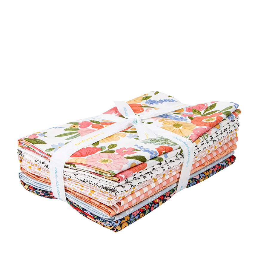 Floral Charms 1-Yard Bundle White