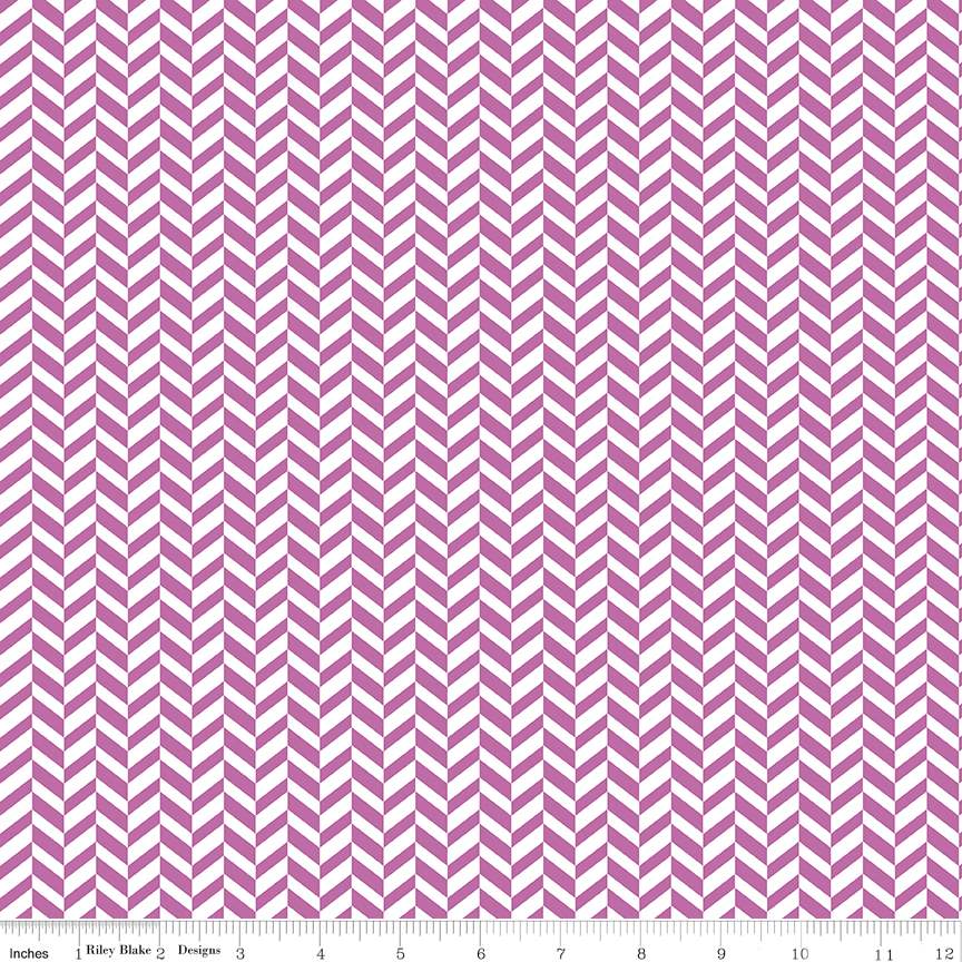 Effervescence Herringbone Purple