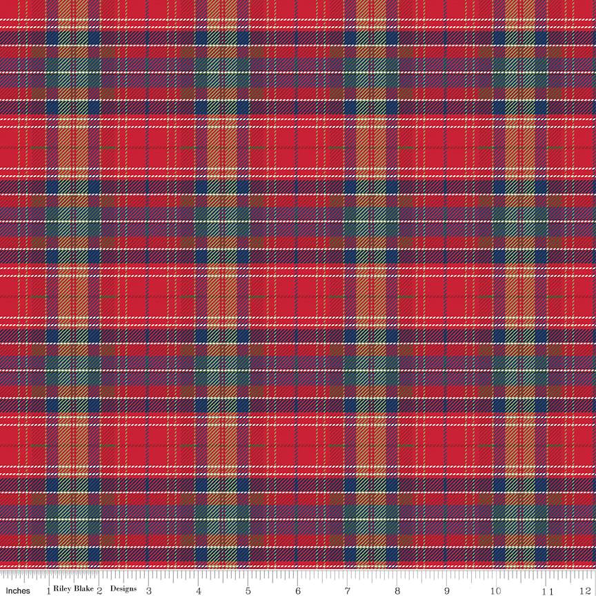 More Christmas Wishes Lumberjack Red