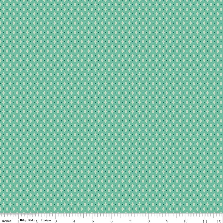 Berry & Sage Diamonds Leaf