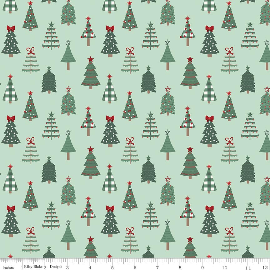 Evergreen Wishes Trees Mint