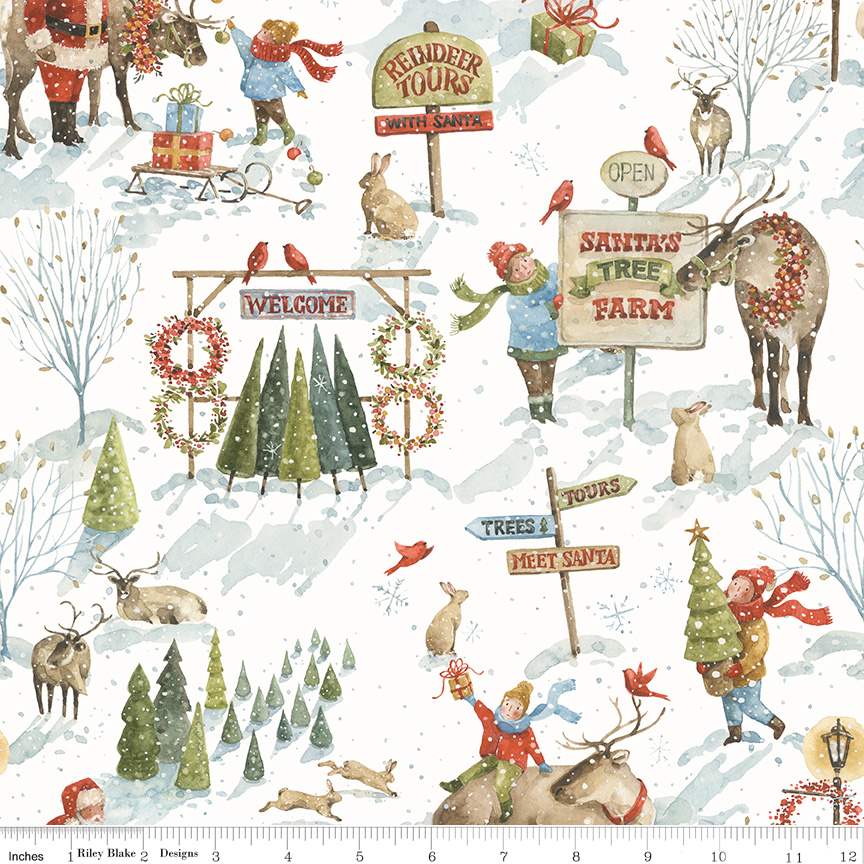 Santa's Tree Farm Main Snowy