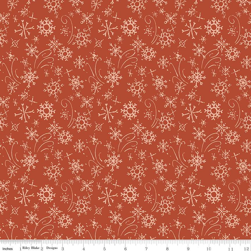Santa's Tree Farm Snowflakes Rudolph