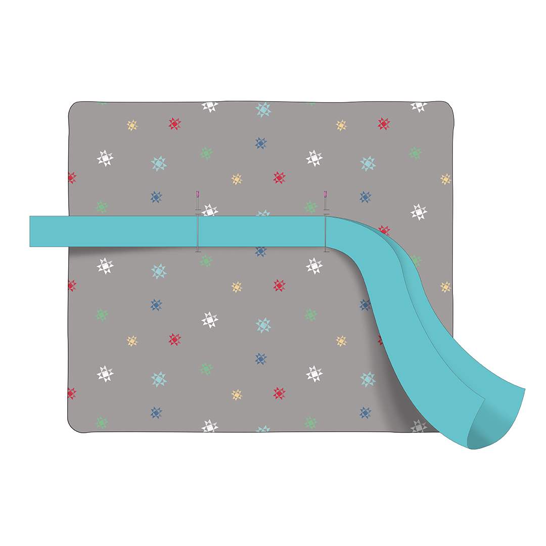 Kwilt It! Binding Board Gray