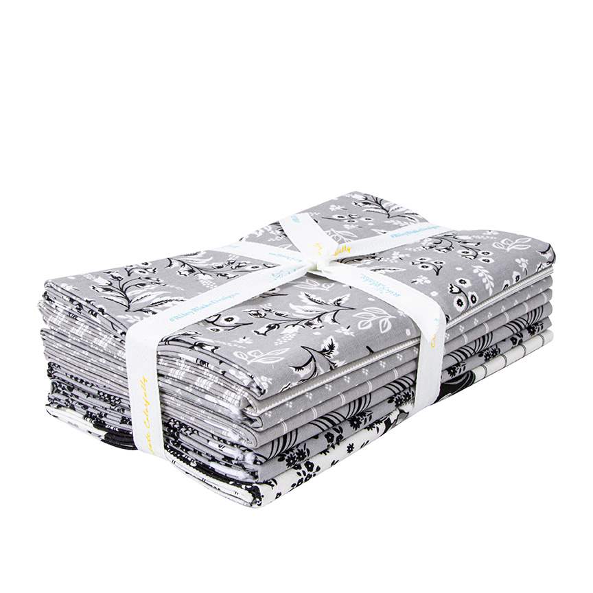 Midnight Meadow 1-Yard Bundle Gray