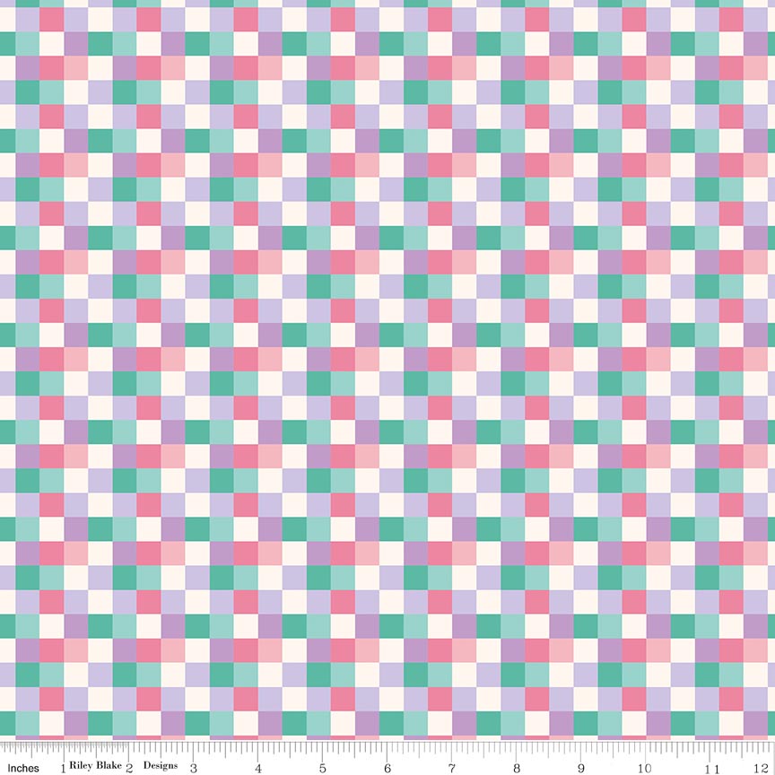 Patchwork Checks Purple