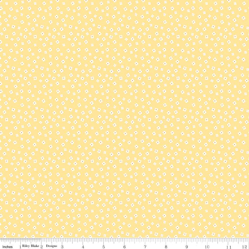 Gone Glamping Blossoms Yellow