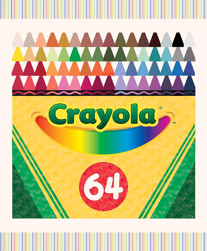 New Box of Crayons Crayola Crayons Panel