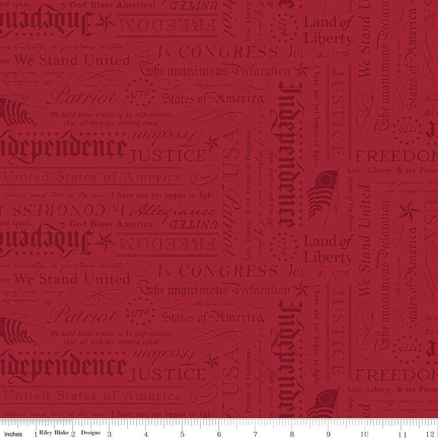 Independence Declaration Cherry Tart