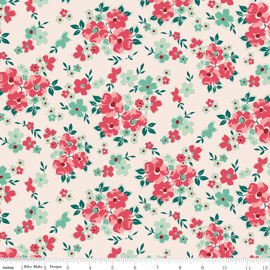 Berry & Sage Floral Latte