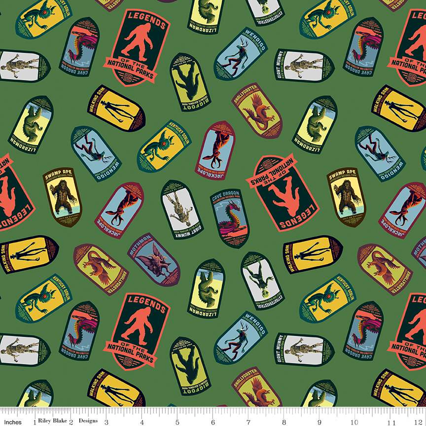 Legends of the National Parks Emblem Toss Green