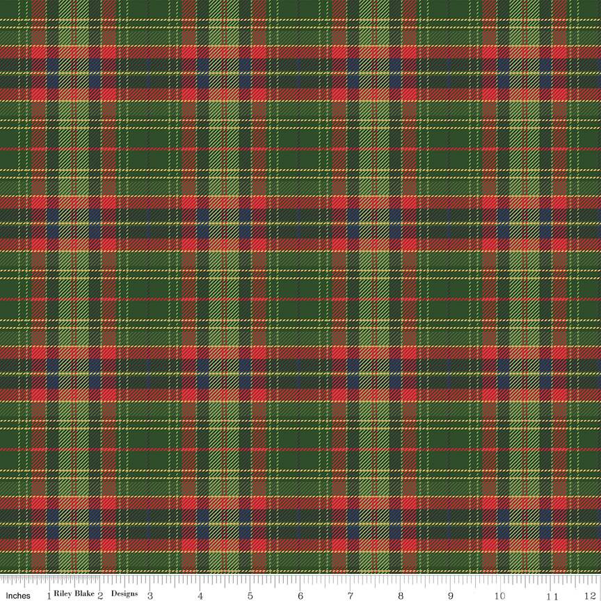 More Christmas Wishes Lumberjack Green