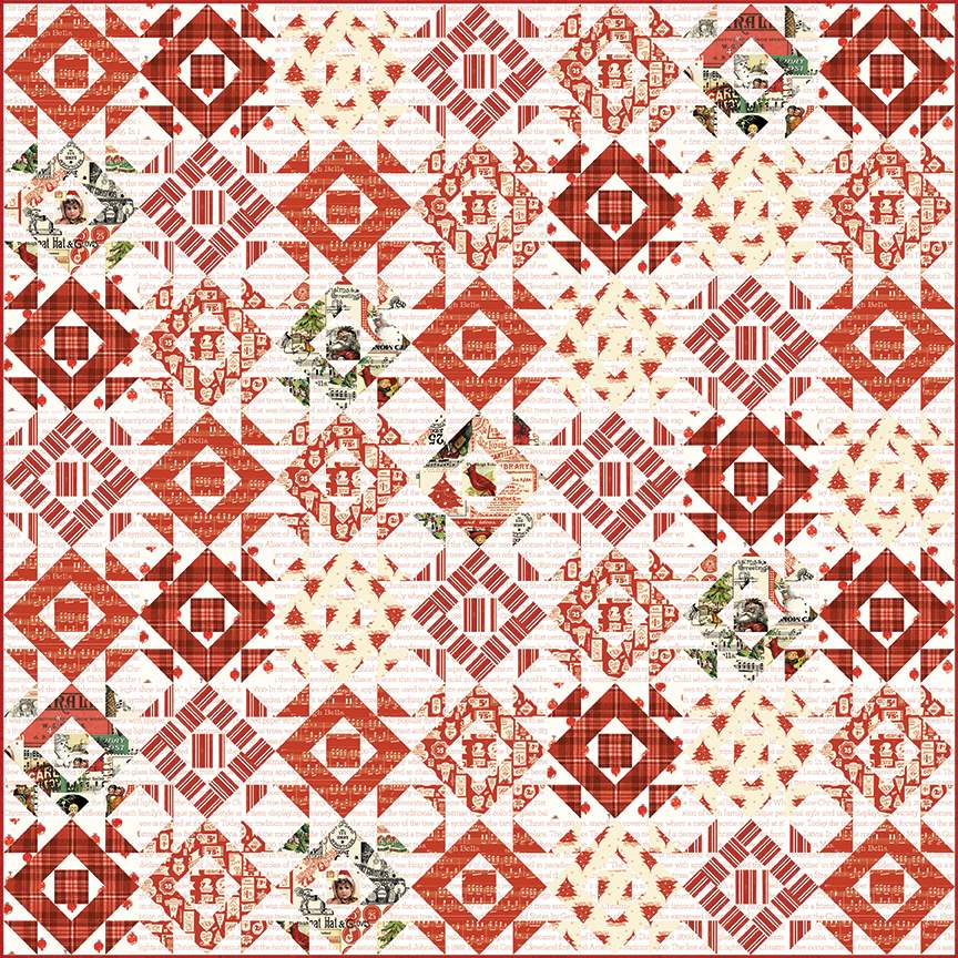J. Wecker Frisch Dashing Doubles Quilt Pattern