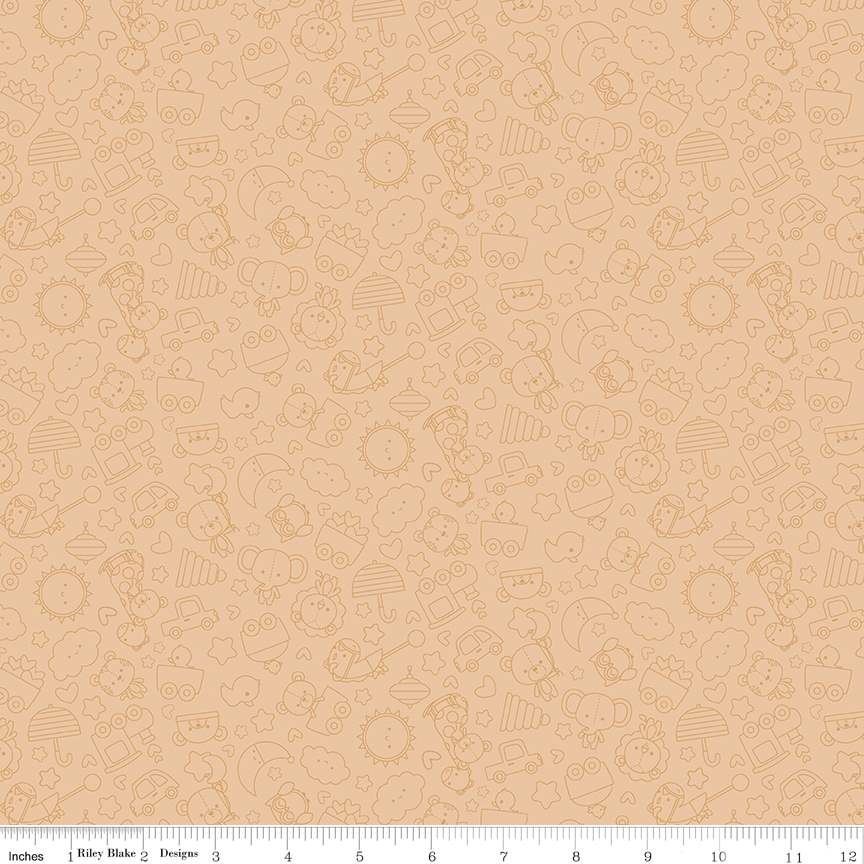 Flannel Special Delivery Tonal Brown