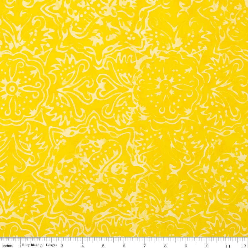 Batiks Basics Rainbow Brights Canary