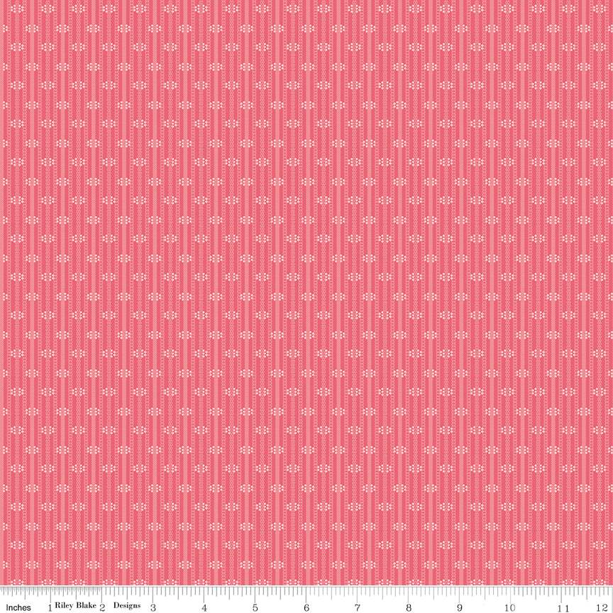 Piece & Plenty Stripe Tea Rose