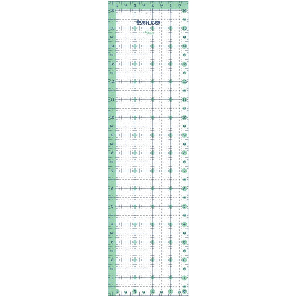 Cute Cut Ruler Rectangle 4.5" X 16.5"