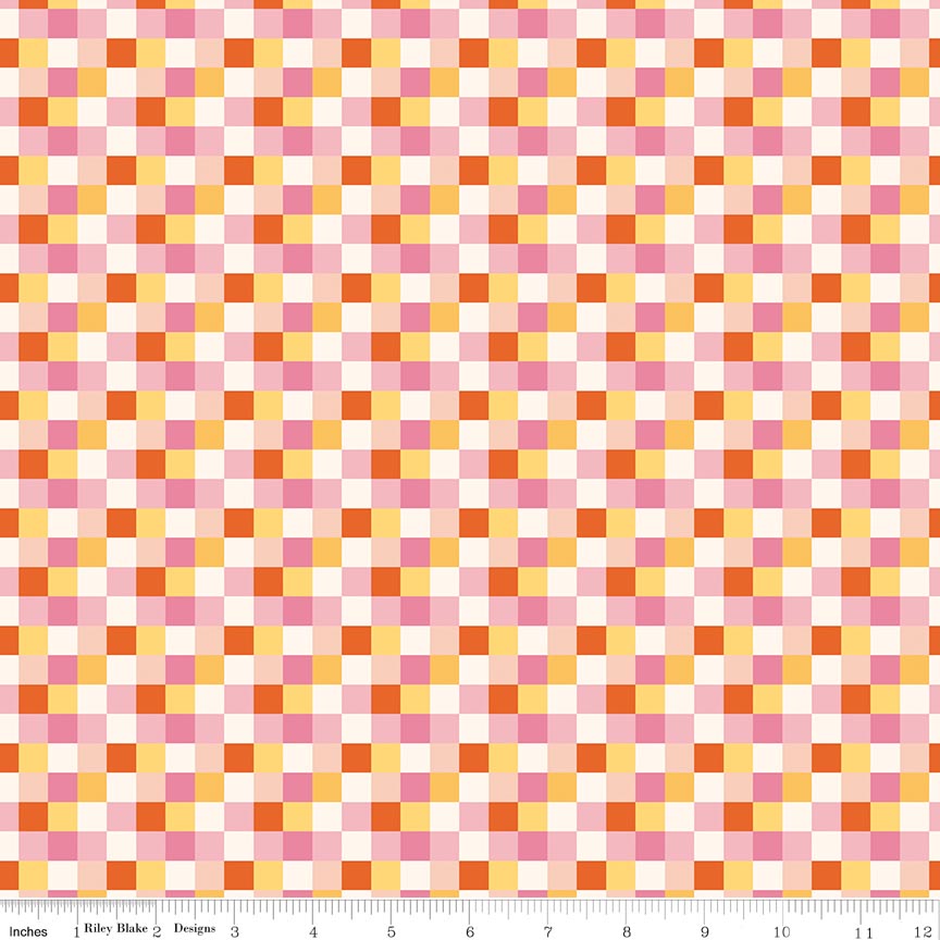 Patchwork Checks Pink