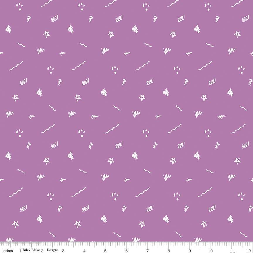 Get Your Cray-on with Crayola Ditsy Doodle Purple