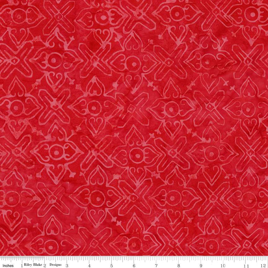 Batiks Love Punch Currant