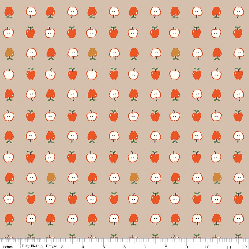 Cotton Nook Apples Biscuit