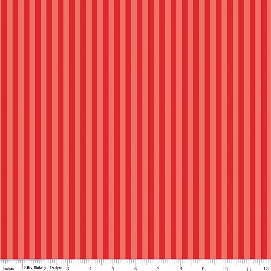 Firecracker Stripes Red Hen